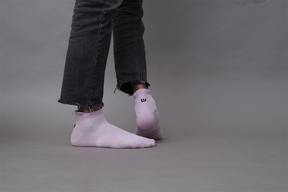 Unisex Nylon Net Ankle Length Socks
