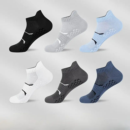 (6 Pairs) Men's Odor-Fighting Low Cut Sport Socks – Quick-Drying, Lightweight, and Ventilated for All-Day Freshness, Ideal for Daily & Outdoor Wear in Spring & Summer