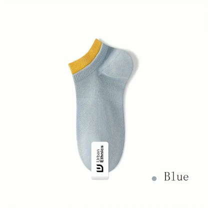 (5 Pairs) of Premium Cotton Ankle Socks - Breathable, Soft & Durable - Perfect for Daily Comfort and Style