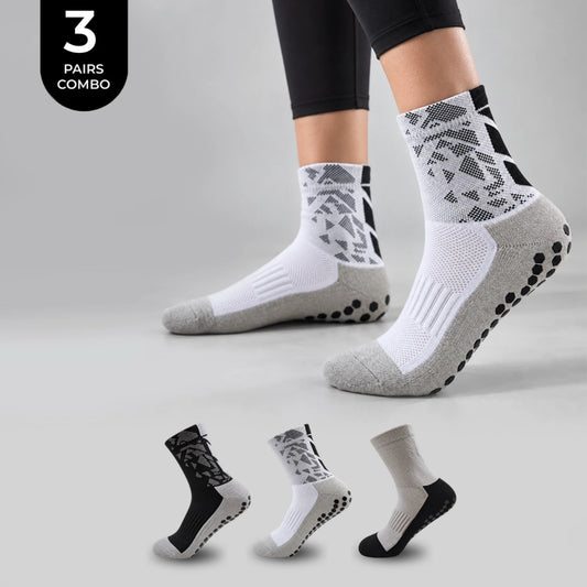 Hexagon Grip Socks