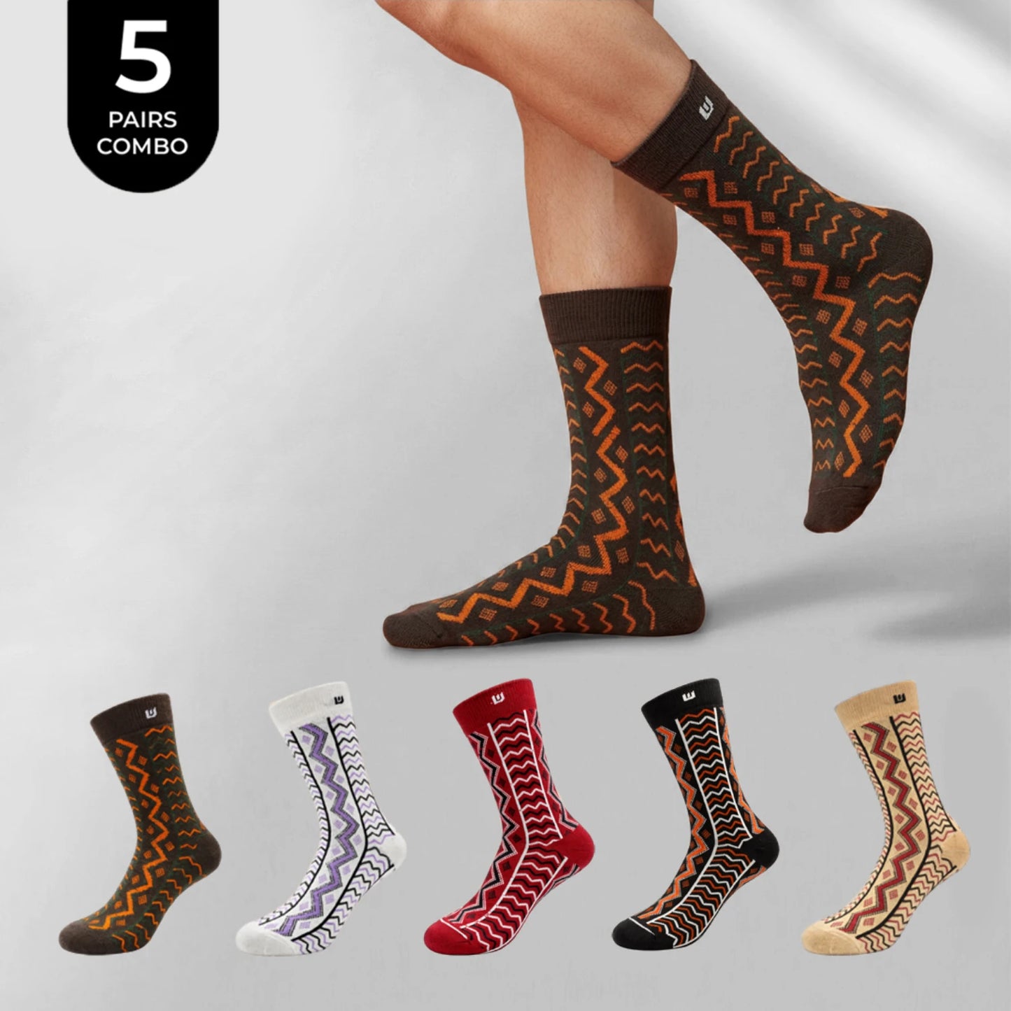 Tribal Wave Socks Edition
