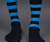 Men's Premium Cotton Striped Multi-Color Full Length Socks For Men - Pack of 2 Pair