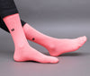 Men's Solid Color Azalea Pink - Purple Color Full Length Premium Cotton Socks For Men - Pack of 2 Pair