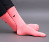 Men's Solid Color Azalea Pink - Purple Color Full Length Premium Cotton Socks For Men - Pack of 2 Pair