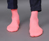 Men's Solid Color Pink - Purple Premium Cotton Ankle Length Socks - Pack of 2 Pair
