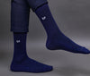 Men's Combed Cotton Ribbed Black, Blue, Coffee, Orange, Yellow, Skin Color Full Length Premium Socks - Pack of 3 Pair