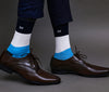 Men's Multi Color Premium Cotton Color-Block Socks For Men - Pack of 2 Pair