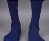 Men's Combed Cotton Ribbed Black - Blue- Coffee Color Full Length Premium Socks - Pack of 3 Pair