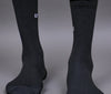 Men's Combed Cotton Ribbed Jade Black - Navy Blue Color Full Length Premium Socks - Pack of 2 Pair