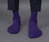 Men's Solid Color Lavendor - Purple Premium Cotton Ankle Length Socks - Pack of 2 Pair