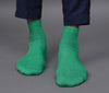 Men's Cotton Green Solid Color Ankle Length