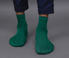 Men's Cotton Dark Green Solid Color Ankle Length