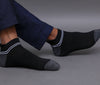 Men's Cotton Black Casual Ankle Length Socks