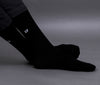 Men's Solid Color Jade Black, Navy Blue Full Length Premium Cotton Socks For Men - Pack of 2 Pair