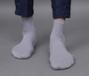 Men's Cotton Still Gray Solid Color Ankle Length