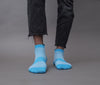 Men's Multicolor Fine Nylon Ankle Premium Quality Socks- Pack of 3 Pair