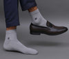 Men's Cotton Still Gray Solid Color Ankle Length