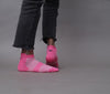 Fine Nylon Premium Quality Multicolor Ankle Length Socks For Men - Pack of 4 Pair