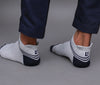 Men's Cotton Light Gray Casual Ankle Length Socks