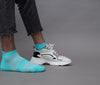 Pack of 3 Pair's - Men's Multicolor Fine Nylon Ankle Premium Quality Socks