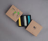 Fine Nylon 2-Ton Premium Quality Ankle Length Socks for Men - Pack of 3 Pair