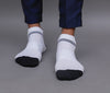 Men's Cotton White Casual Ankle Length Socks