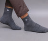 Men's Solid Color Combed Cotton Ankle Length Socks For Men - Pack of 3 Pair